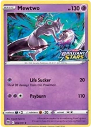 Mewtwo (Brilliant Stars Stamped) 056/172 - Holofoil Miscellaneous Cards & Products