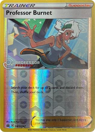Professor Burnet (2021) SWSH167 - Reverse Holofoil Professor Program Promos