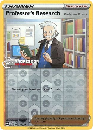 Professor's Research (2021) 147/172 - Reverse Holofoil Professor Program Promos