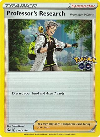 Professor's Research SWSH178 - Holofoil SWSH Sword & Shield Promo Cards