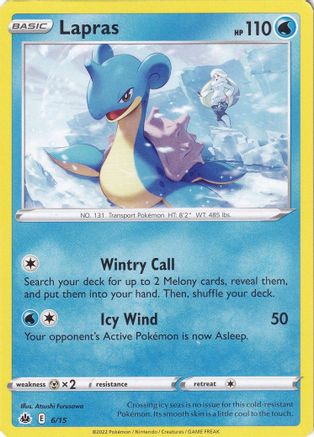 Lapras 006/15 McDonalds Promos 2022