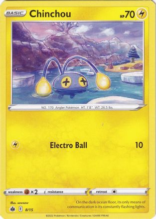 Chinchou 008/15 McDonalds Promos 2022