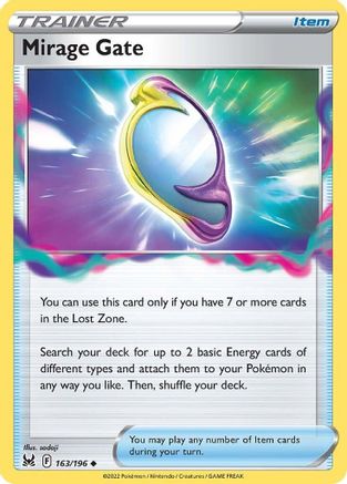 Mirage Gate 163/196 - Reverse Holofoil Lost Origin