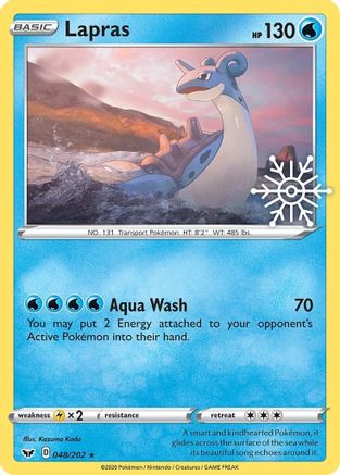 Lapras (Holiday Calendar) 048/202 - Holofoil Miscellaneous Cards & Products