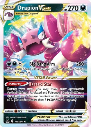 Drapion VSTAR 119/196 - Holofoil Lost Origin