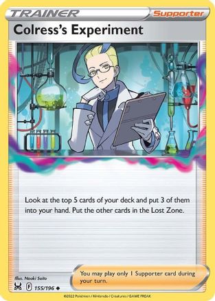 Colress's Experiment 155/196 - Reverse Holofoil Lost Origin