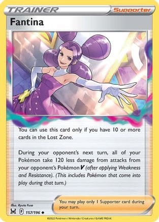 Fantina 157/196 - Reverse Holofoil Lost Origin