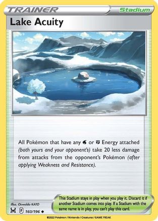 Lake Acuity 160/196 - Reverse Holofoil Lost Origin
