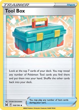 Tool Box 168/196 - Reverse Holofoil Lost Origin