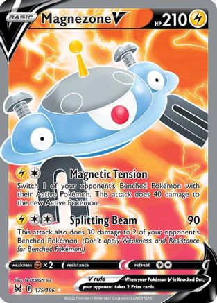Magnezone V (Full Art) 175/196 - Holofoil Lost Origin