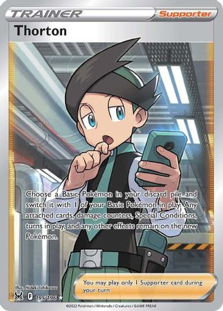 Thorton (Full Art) 195/196 - Holofoil Lost Origin