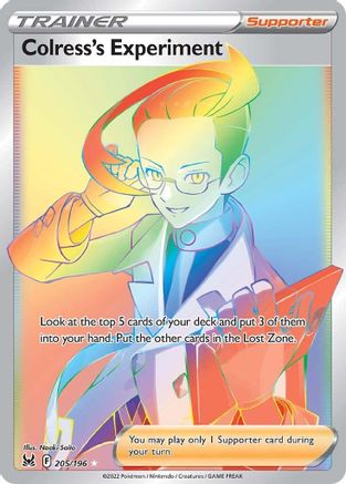 Colress's Experiment (Secret) 205/196 - Holofoil Lost Origin