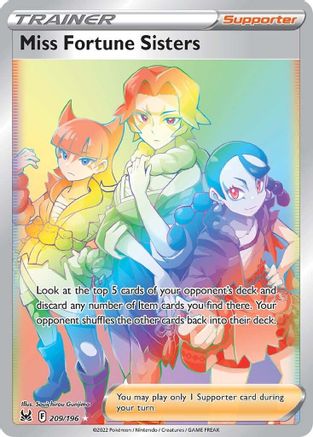 Miss Fortune Sisters (Secret) 209 - Holofoil Lost Origin