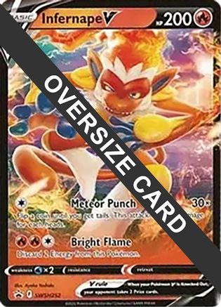 Infernape V - SWSH252 SWS252 - Holofoil Jumbo Cards