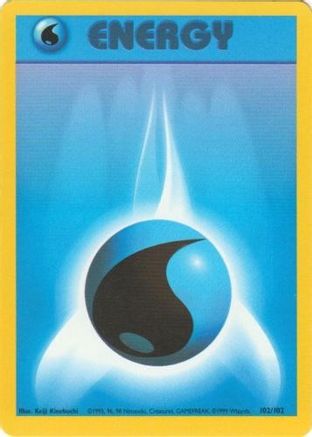 Water Energy 102/102 - Unlimited Base Set