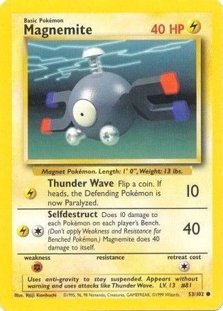 Magnemite 053/102 - Unlimited Base Set