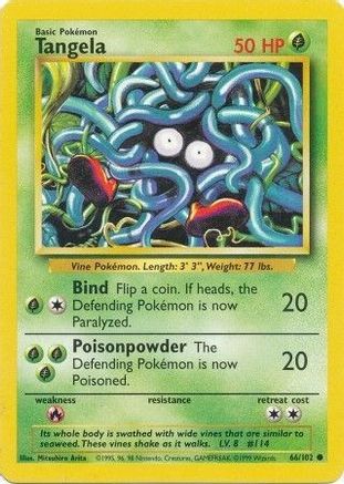 Tangela 066/102 - Unlimited Base Set