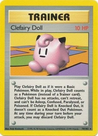 Clefairy Doll 070/102 - Unlimited Base Set