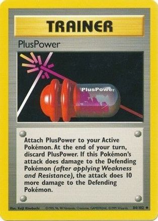 PlusPower 084/102 - Unlimited Base Set