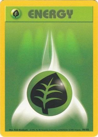Grass Energy 099/102 - Unlimited Base Set