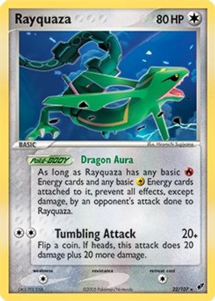 Rayquaza 022/107 - Holofoil Deck Exclusives