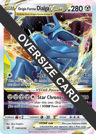 Origin Forme Dialga VSTAR SWSH256 - Holofoil Jumbo Cards