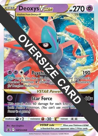 Deoxys VSTAR SWSH268 - Holofoil Jumbo Cards