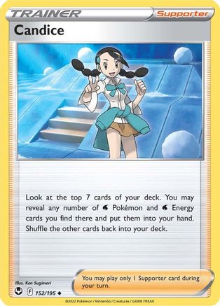 Candice 152/195 - Reverse Holofoil Silver Tempest