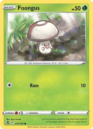 Foongus 011/195 Silver Tempest