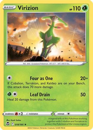 Virizion 014/195 Silver Tempest