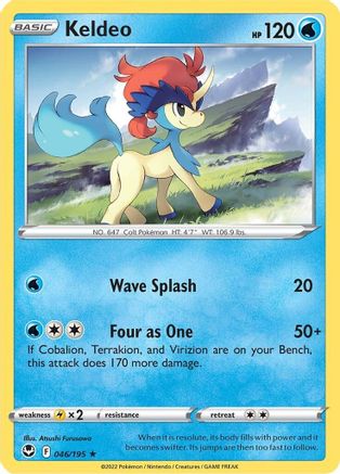 Keldeo 046/195 - Reverse Holofoil Silver Tempest