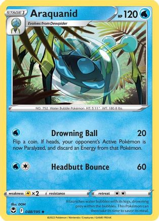 Araquanid 048/195 Silver Tempest