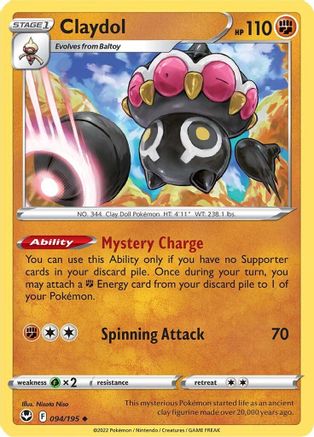 Claydol 094/195 Silver Tempest