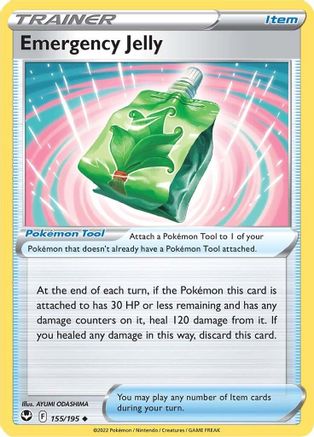 Emergency Jelly 155/195 - Reverse Holofoil Silver Tempest