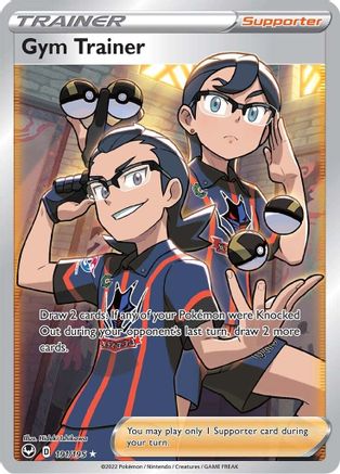 Gym Trainer (Full Art) 191/195 - Holofoil Silver Tempest