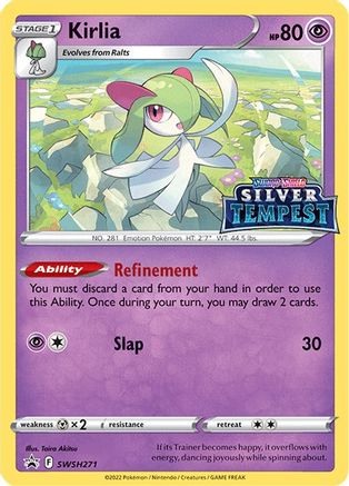 Kirlia (Prerelease) SWSH271 - Holofoil SWSH Sword & Shield Promo Cards