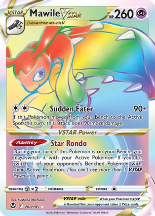 Mawile VSTAR (Secret) 200/195 - Holofoil Silver Tempest