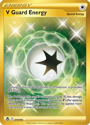 V Guard Energy (Secret) 215/195 - Holofoil Silver Tempest