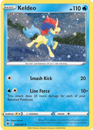 Keldeo (Cosmos Holo) 045/189 - Holofoil Miscellaneous Cards & Products