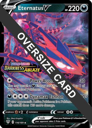 Eternatus V 116/189 - Holofoil Jumbo Cards