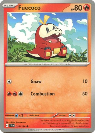 Fuecoco 036/198 Scarlet & Violet Base Set