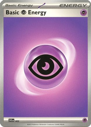 Basic Psychic Energy 005 SVE Scarlet & Violet Energies
