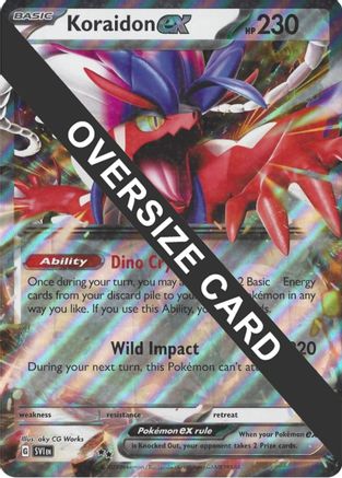 Koraidon ex - Holofoil Jumbo Cards