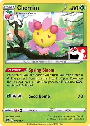 Cherrim 008 Prize Pack Series Cards