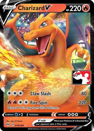 Charizard V (Prize Pack Series 1) 019 - Holofoil Prize Pack Series Cards