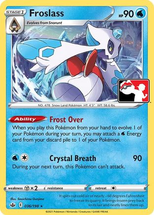 Froslass 036 Prize Pack Series Cards