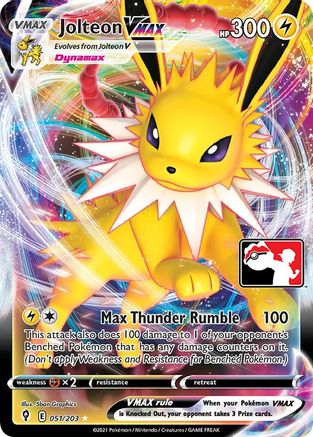 Jolteon VMAX 051 - Holofoil Prize Pack Series Cards