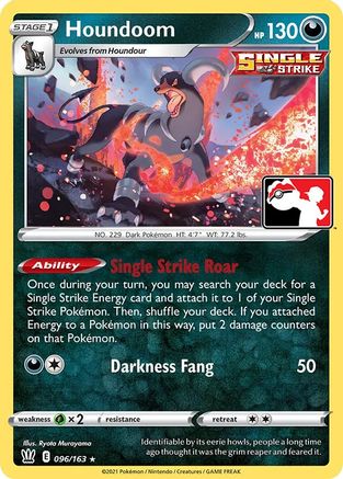Houndoom 096 Prize Pack Series Cards