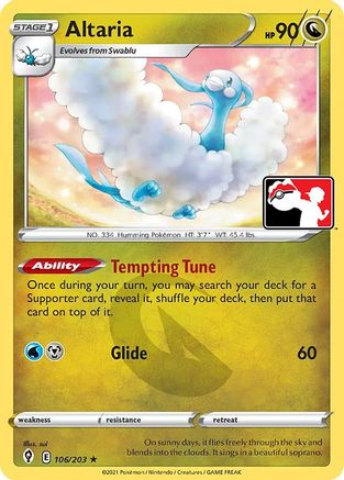 Altaria 106/203 Prize Pack Series Cards