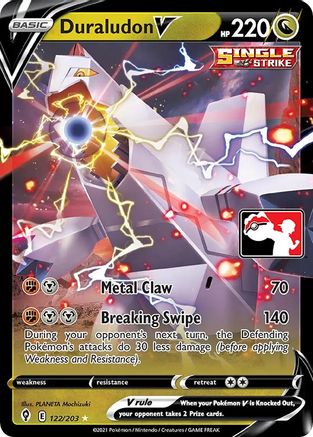 Duraludon V 122 - Holofoil Prize Pack Series Cards
